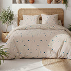 Lamourelle - Parures de Lit Housse de Couette - 100% Coton - Imprimé