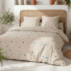 Lamourelle - Parures de Lit Housse de Couette - 100% Coton - Imprimé