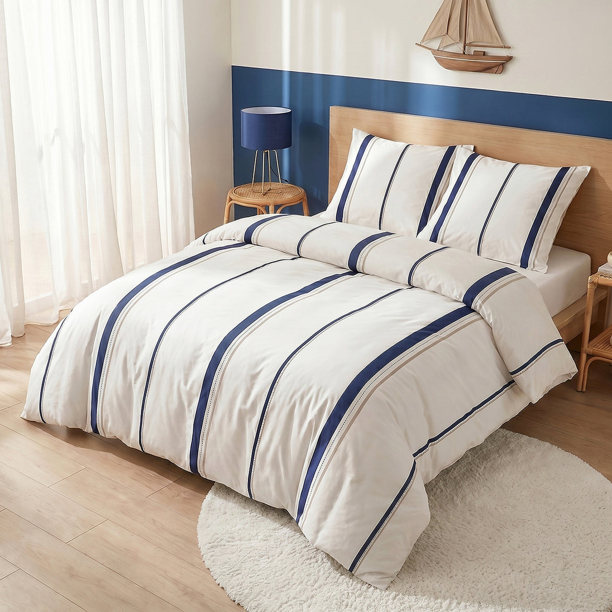 Lord - Parures de Lit Housse de Couette - 100% Coton - Imprimé