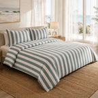 Talam - Parures de Lit de Couette avec 2 Taies - 100% Percale de Coton - Imprimé