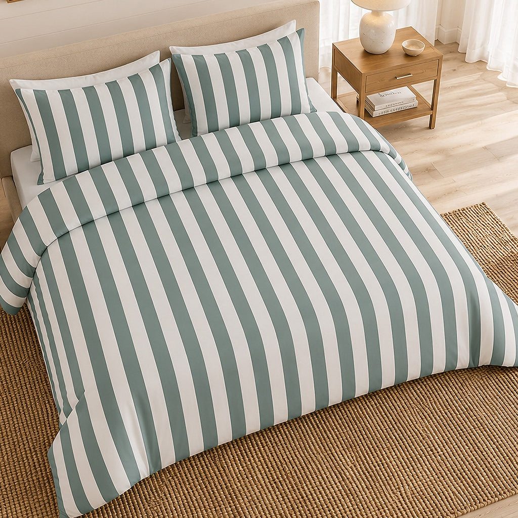 Talam - Parures de Lit de Couette avec 2 Taies - 100% Percale de Coton - Imprimé