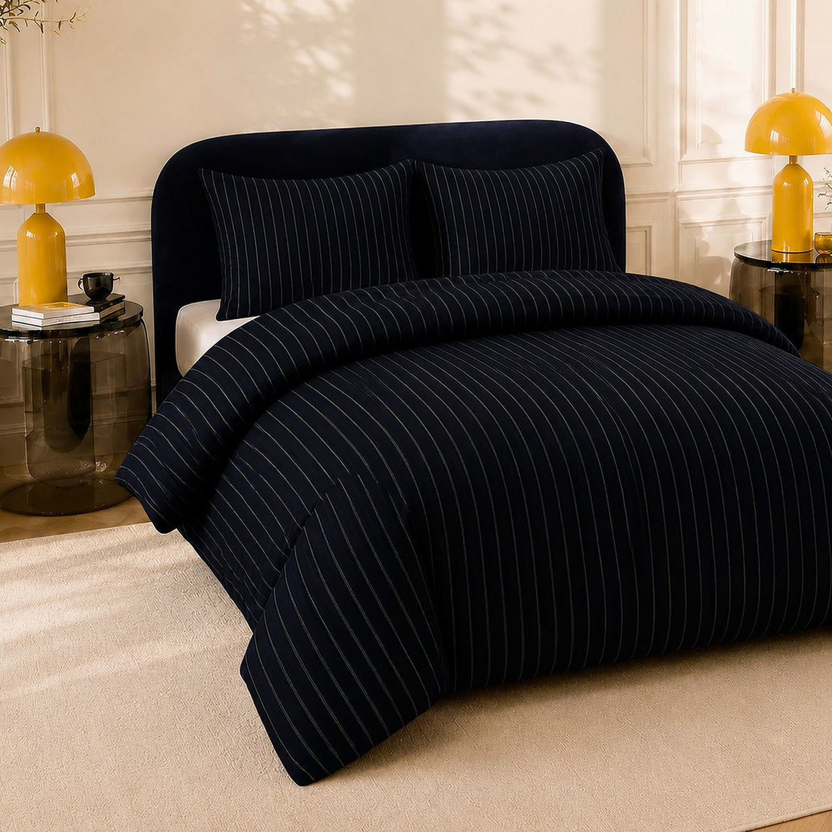 Loyd - Parures de Lit de Couette avec 2 Taies - 100% Percale de Coton - Imprimé