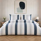 Siround - Parures de Lit de Couette avec 2 Taies - 100% Percale de Coton - Imprimé