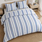 Mat - Parures de Lit de Couette avec 2 Taies - 100% Percale de Coton - Imprimé