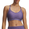 Reggiseno Sportivo Crossback Low Bra - Viola, Bianco - Donna