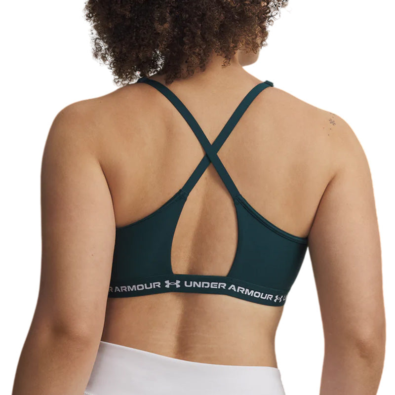 Reggiseno Sportivo Crossback Low Bra - Verde, Bianco - Donna