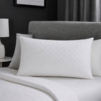 Oka - Guanciale e Cuscino a Rullo in Memory Foam - Poliestere - Bianco