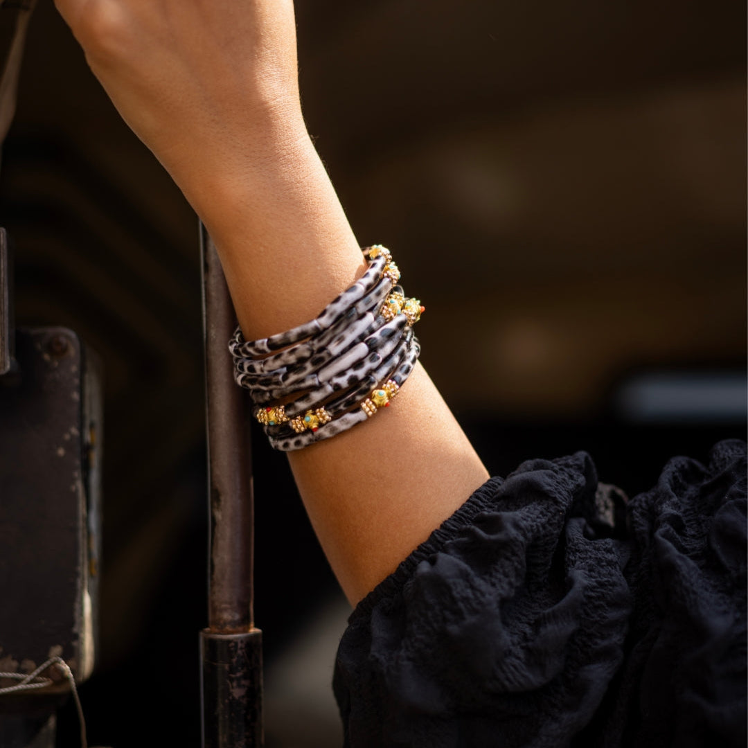 Mini Léo Bracelets - Black