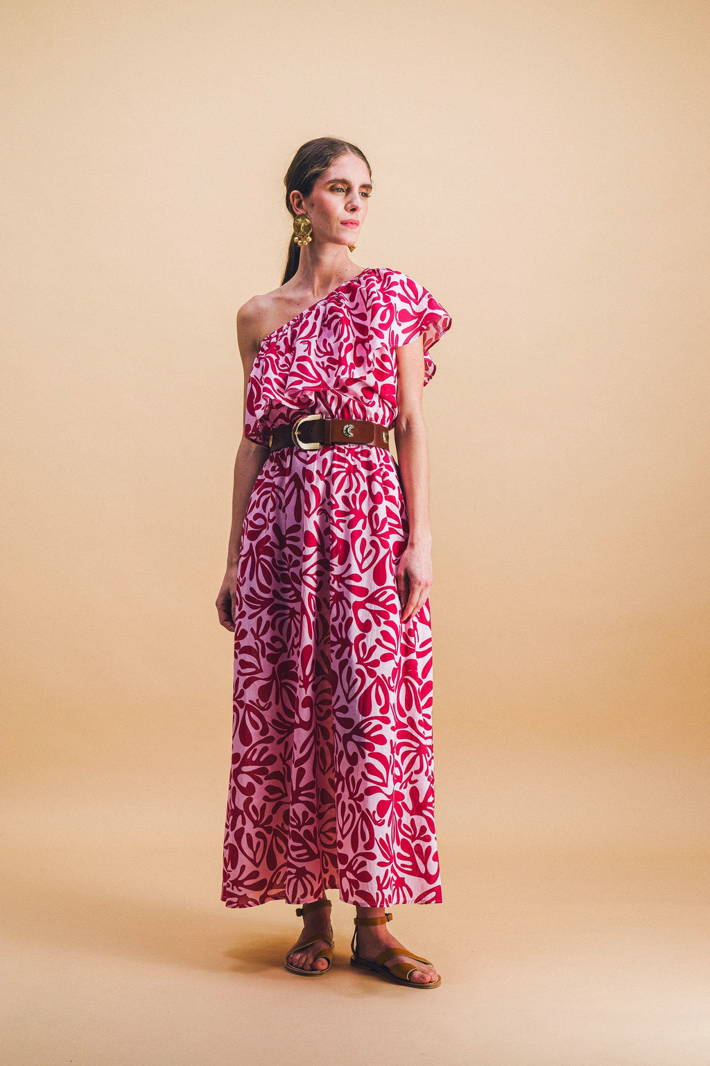 Robe Longue Céleste Cut Outs