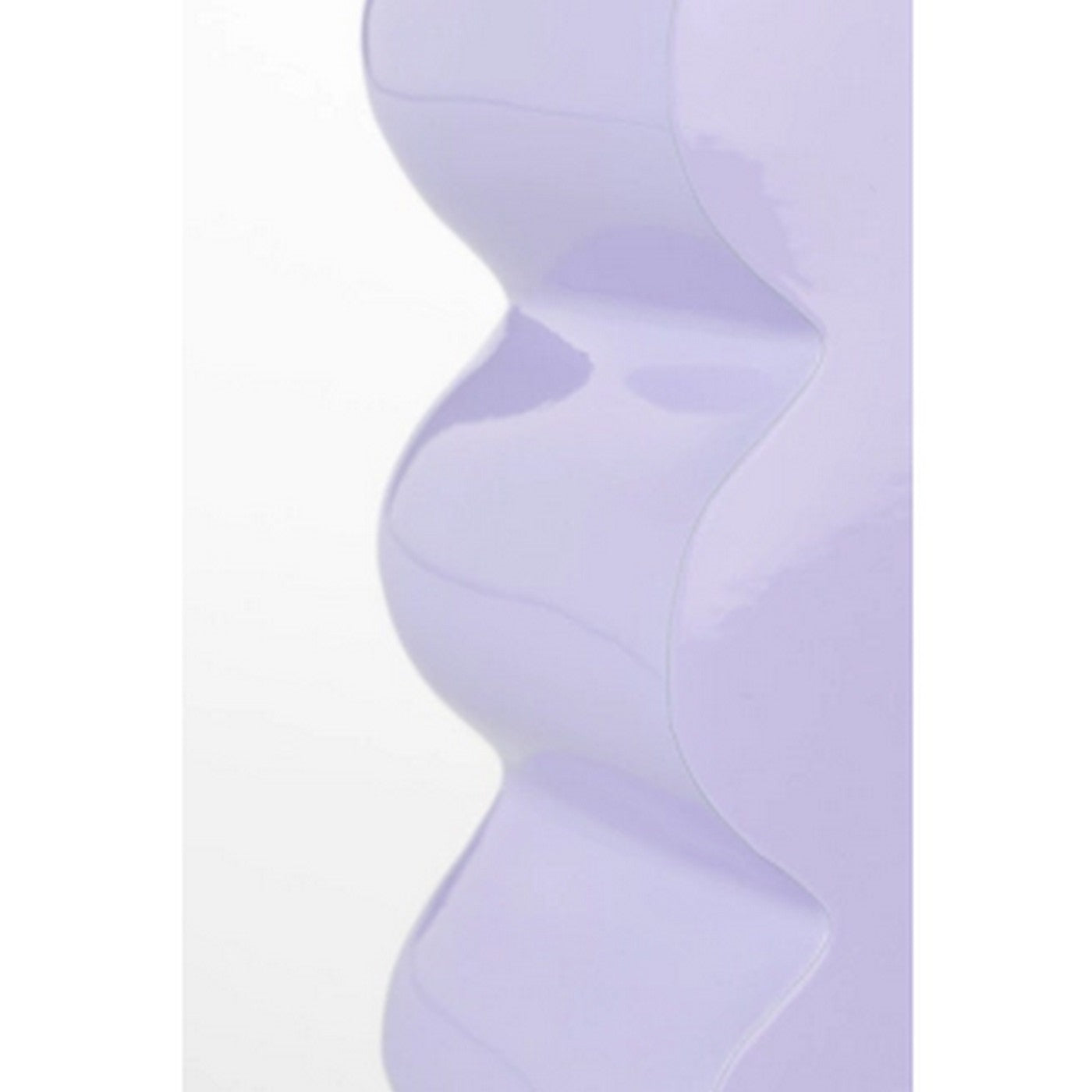 Curves - Table D'Appoint - Aluminium - Lilas Brillant