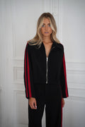 Chaqueta con cremallera Fantine - Negro