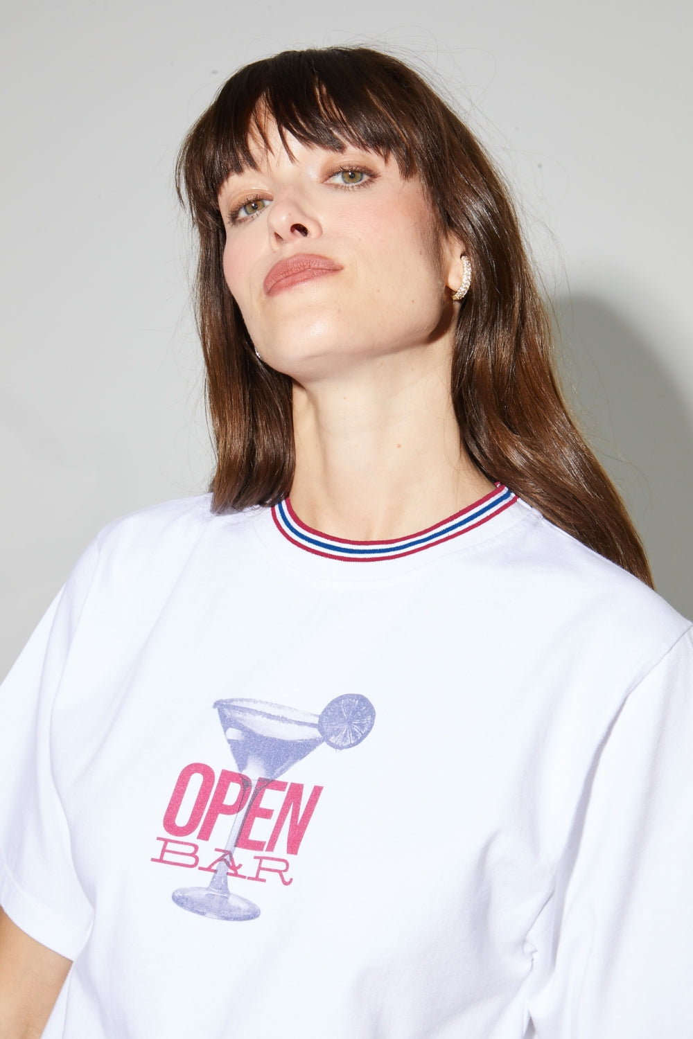 T-Shirt Colette Print Open Bar Fabriqué Au Portugal