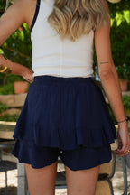 Lola Short Skirt - Navy