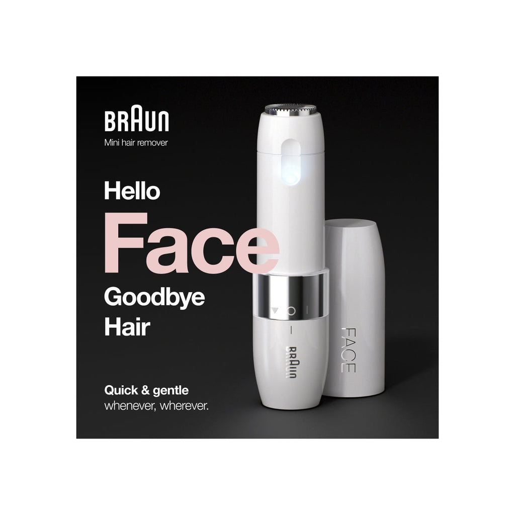 Mini afeitadora facial