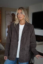 Trecy Chocolat - Blazer de ante
