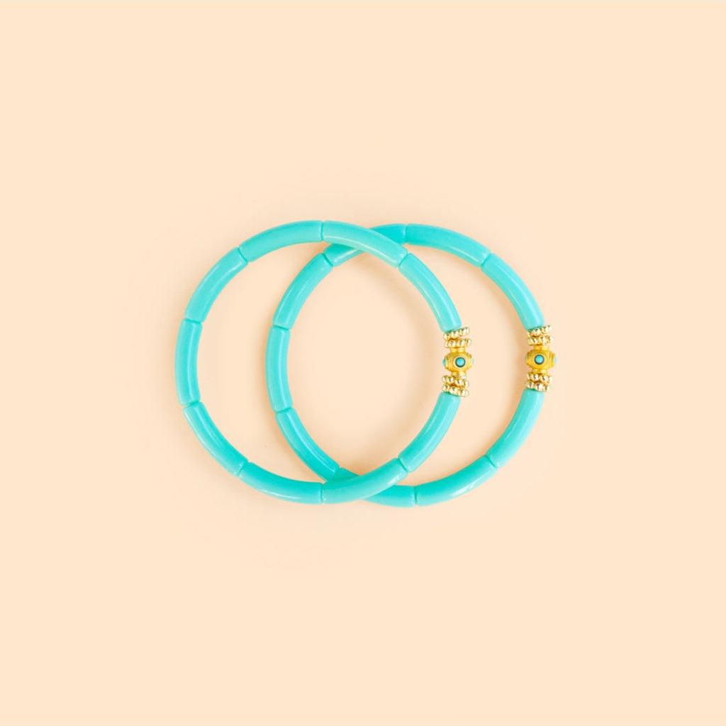 Pulseras Mini Léo - Aqua