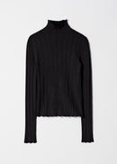 Top de cuello alto Es Rue - Negro - Mujer