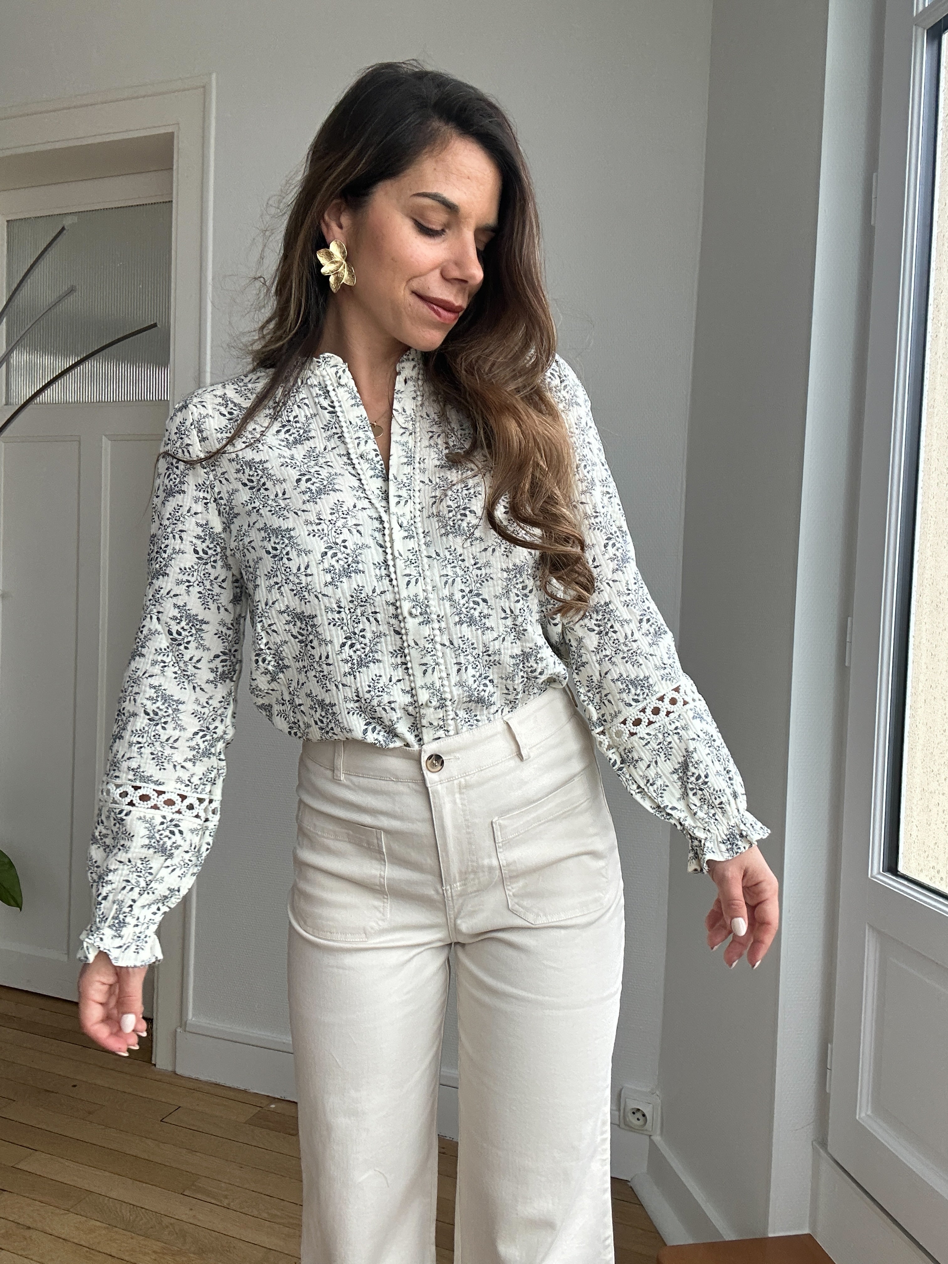 Blusa Emma de flores
