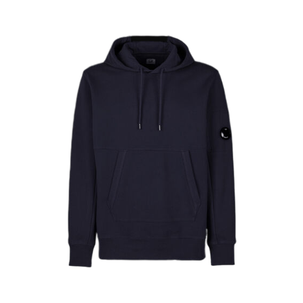 CP Company - Sudadera con capucha y lentes polares diagonales - Azul marino