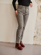 Phoebe Straight Jeans - Gray