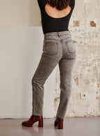 Phoebe Straight Jeans - Gray
