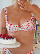 Haut De Maillot Charlotte Aux Fraises - Rouge