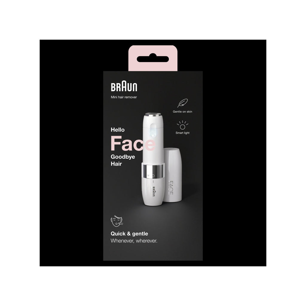 Mini afeitadora facial