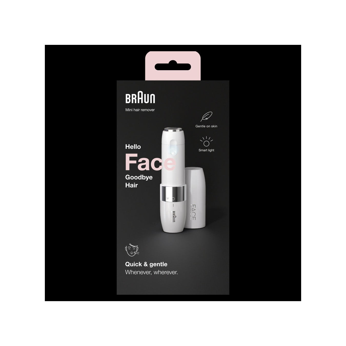 Mini afeitadora facial