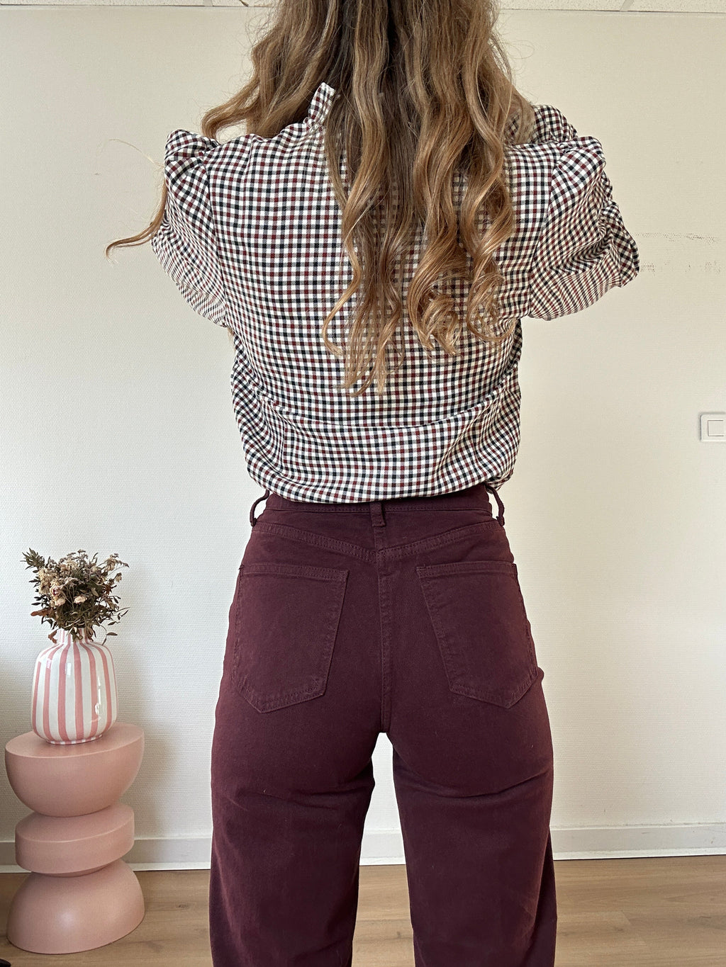 Windy Jeans Burgundy