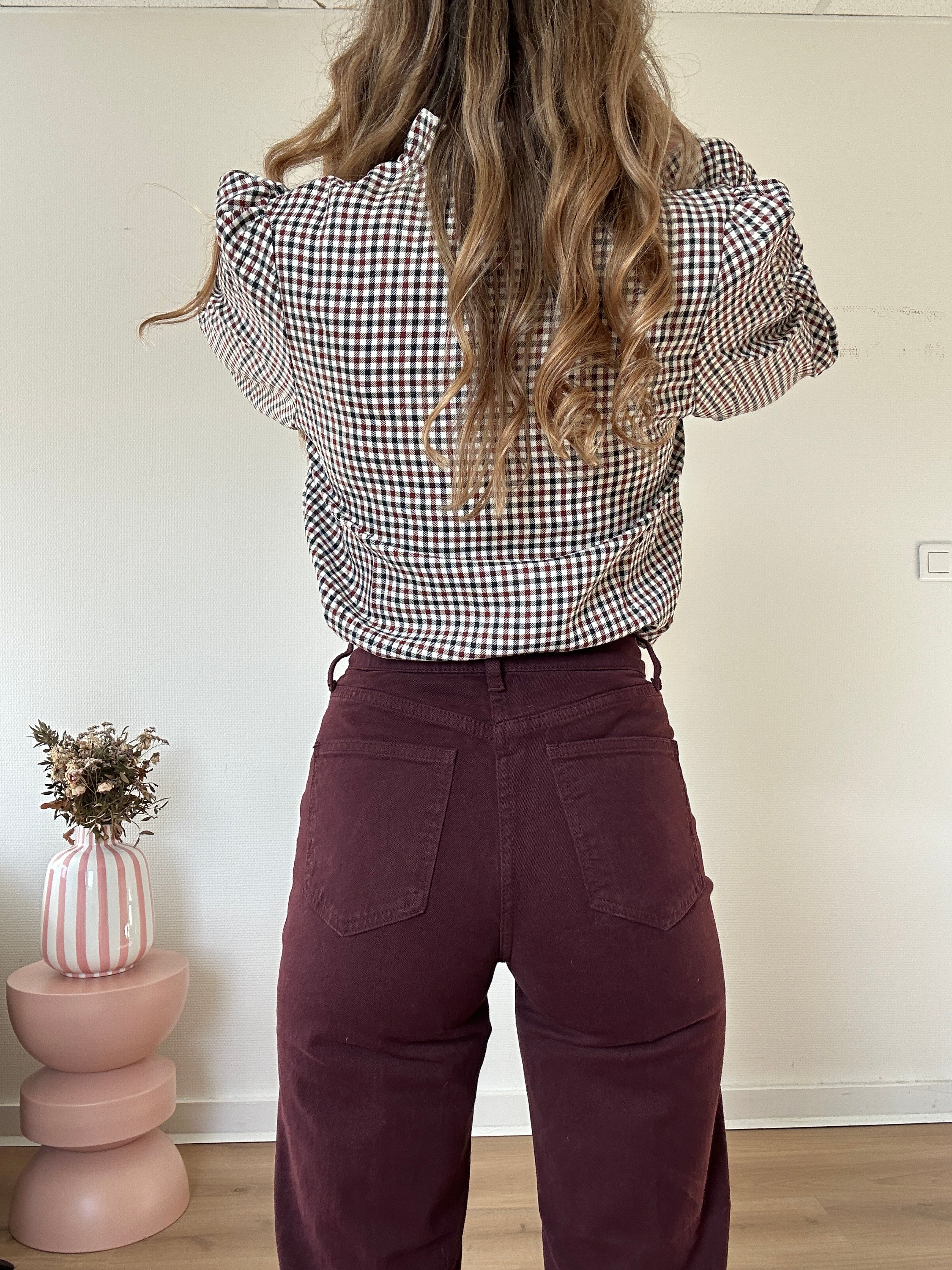 Windy Jeans Burgundy