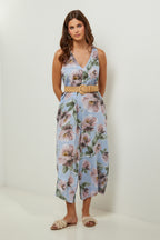 Jumpsuit - Sky Blue - Women's