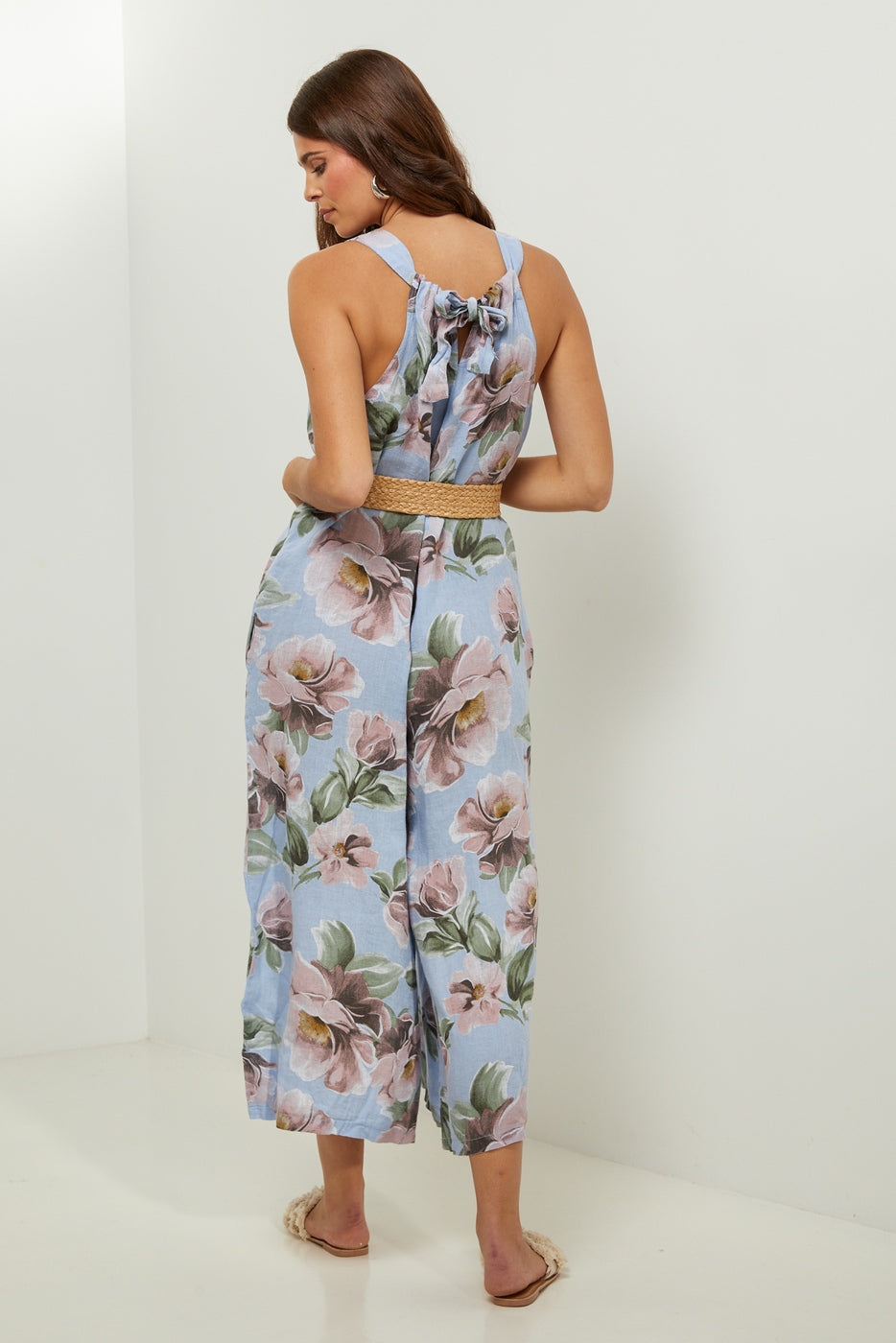 Jumpsuit - Sky Blue - Women's