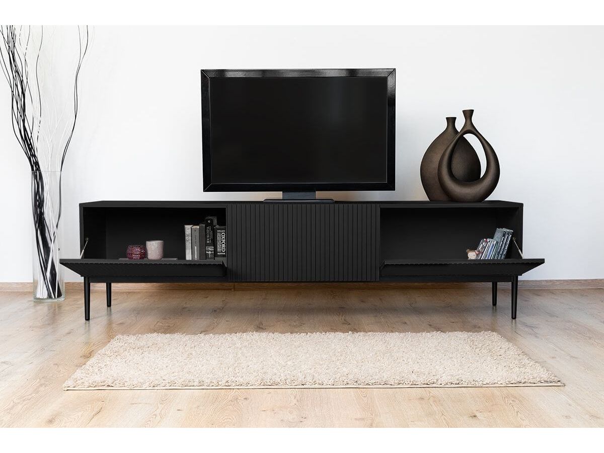 Kasha - TV Unit - Black Legs - 2 Sizes