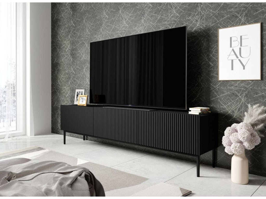 Kasha - TV Unit - Black Legs - 2 Sizes