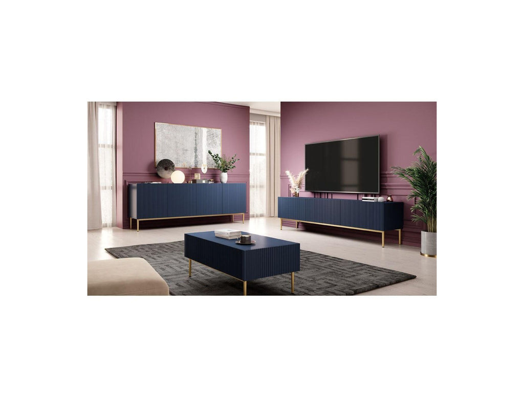 Kasha - Mueble de TV - Patas doradas - 2 tamaños