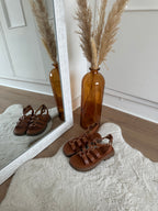 Sandalias Gladiadora Cléo Camel