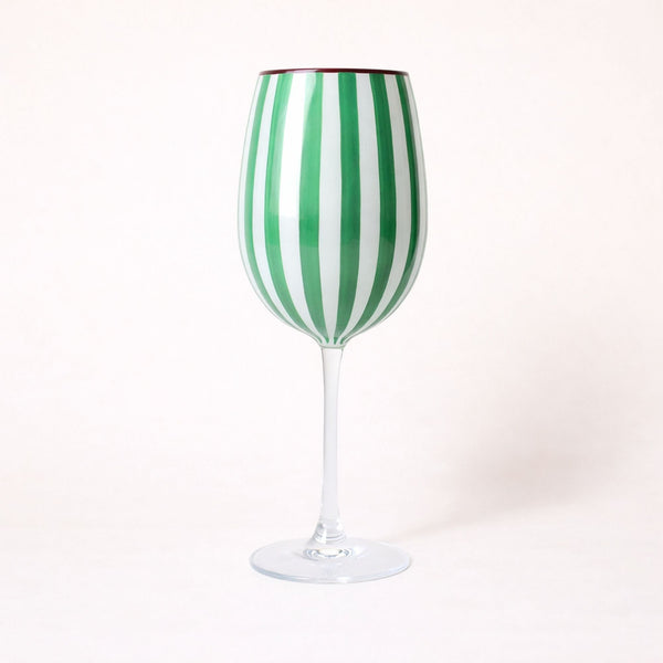 Circus - Lot De 3 Verres À Pied - 43.5Cl - Verre - Vert