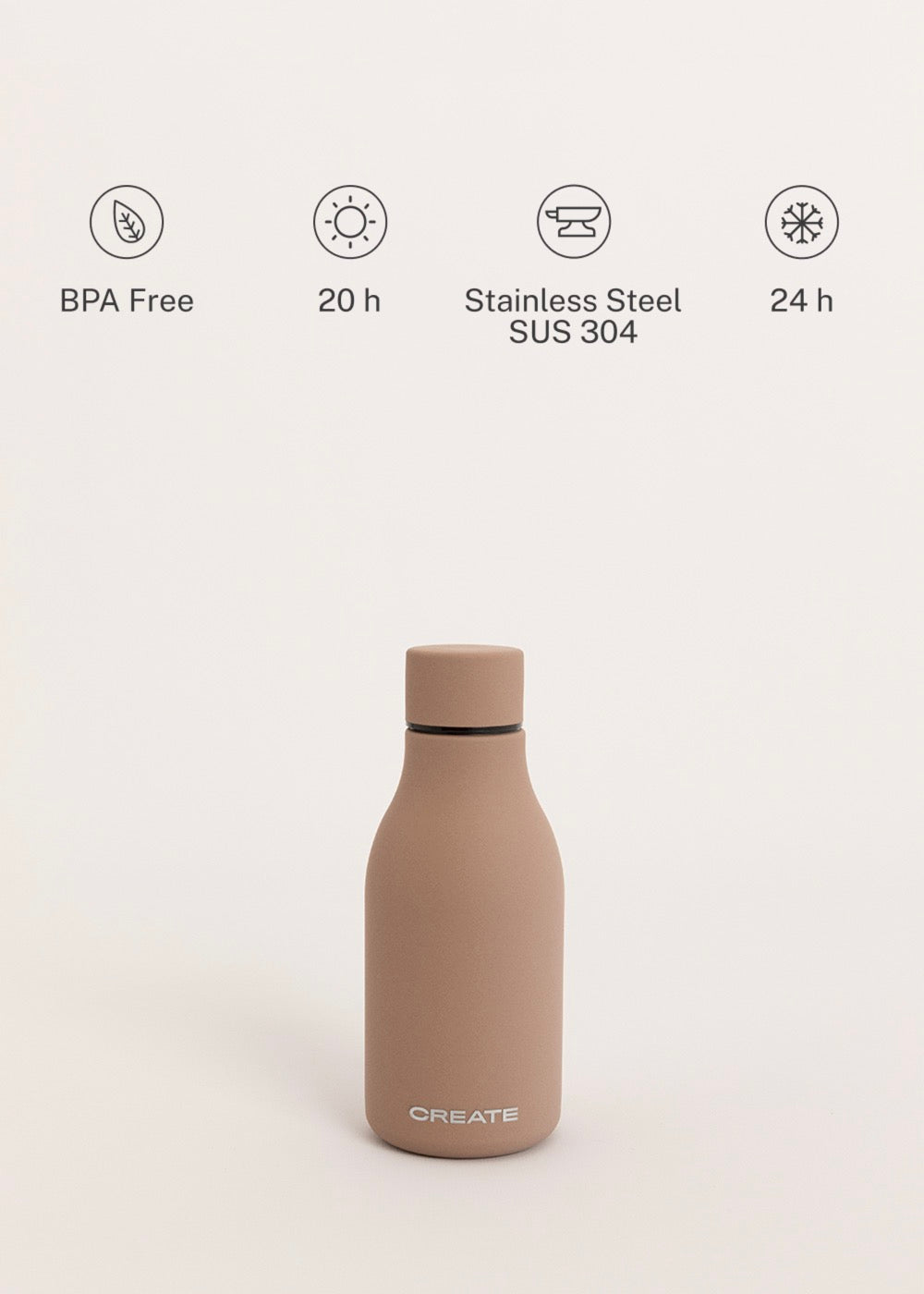 Bottle Studio - Bouteille Thermos En Acier Inoxydable 350Ml - Moka