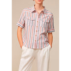 Suncoo - Linen Blouse - Mauve
