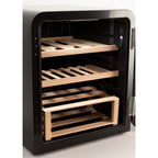 Winecooler Retro - Cave A Vin Electrique 12 Bouteilles - Noir