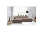 Megeve - Fixed Corner Sofa - Bouclé Fabric - Left Corner