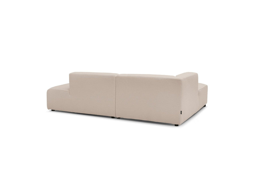 Megeve - Fixed Corner Sofa - Bouclé Fabric - Left Corner
