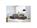 Megeve - Fixed Corner Sofa - Bouclé Fabric - Left Corner