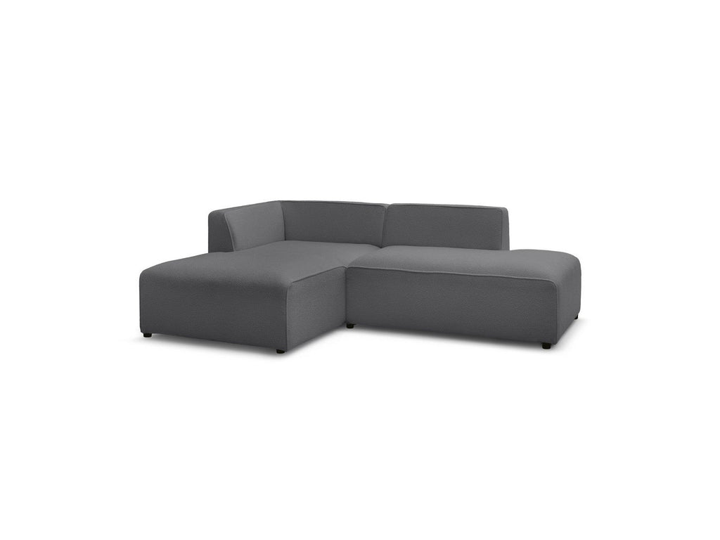 Megeve - Fixed Corner Sofa - Bouclé Fabric - Left Corner