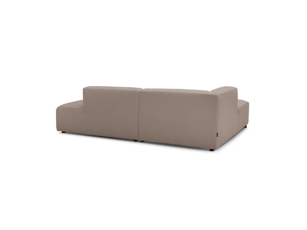 Megeve - Fixed Corner Sofa - Bouclé Fabric - Left Corner