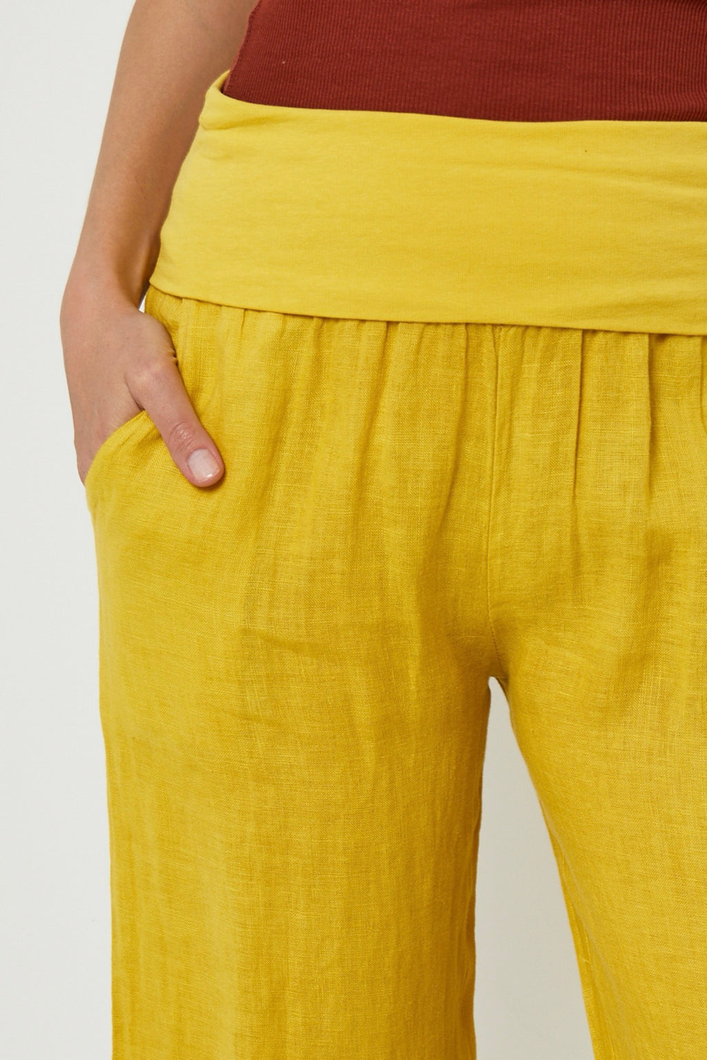 Trousers - Yellow - Women