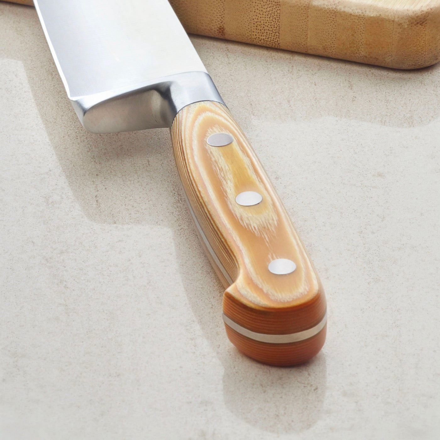 Couteau À Découper - Brun Clair - 15.5cm