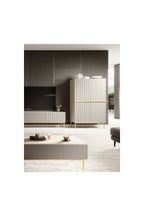 Kasha - Tall 2-Door Sideboard - Gold Legs