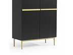 Kasha - Tall 2-Door Sideboard - Gold Legs