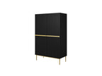 Kasha - Tall 2-Door Sideboard - Gold Legs